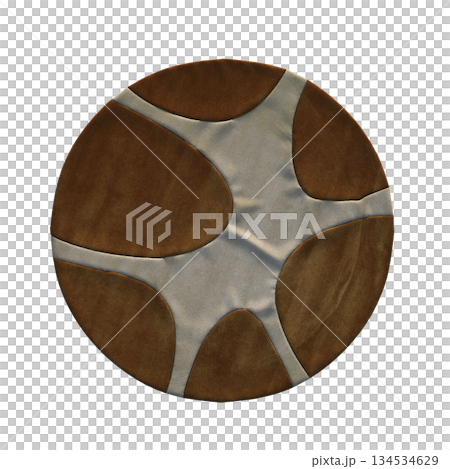 carpet for interior isolated on transparent background, home decor, 3D illustration, cg render 134534629