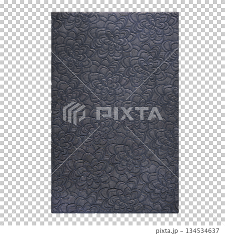 carpet for interior isolated on transparent background, home decor, 3D illustration, cg render 134534637