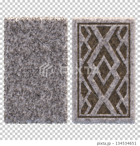 carpet for interior isolated on transparent background, home decor, 3D illustration, cg render carpet for interior isolated on transparent background, home decor, 3D illustration, cg render 134534651