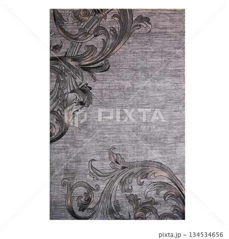 carpet for interior isolated on transparent background, home decor, 3D illustration, cg render carpet for interior isolated on transparent background, home decor, 3D illustration, cg render 134534656
