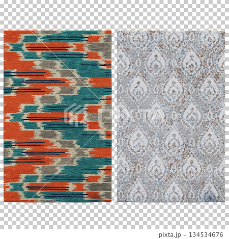 carpet for interior isolated on transparent background, home decor, 3D illustration, cg render carpet for interior isolated on transparent background, home decor, 3D illustration, cg render 134534676