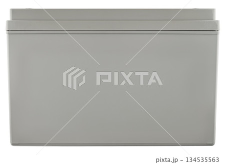 Gel battery, industrial, large capacity, insulated on white background 134535563