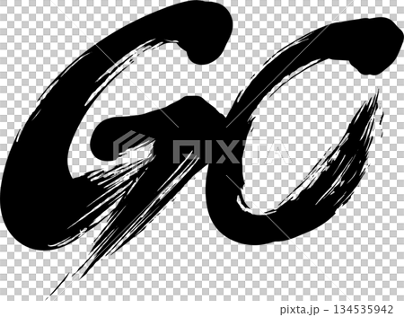 GOの筆文字 GOの筆文字 134535942