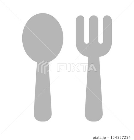 Spoon and Fork Logo illustration Spoon and Fork Logo illustration 134537254
