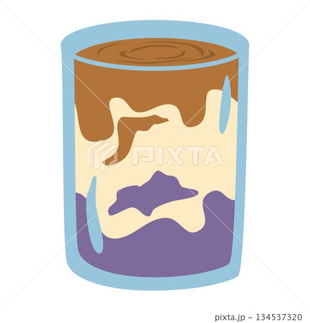 Iced Ube Latte (Purple Yam Coffee) Iced Ube Latte (Purple Yam Coffee) 134537320