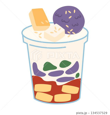 popular Filipino dessert Halo-halo popular Filipino dessert Halo-halo 134537329