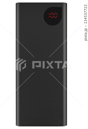 portable external battery for charging your phone, on white background in insulation portable external battery for charging your phone, on white background in insulation 134537722