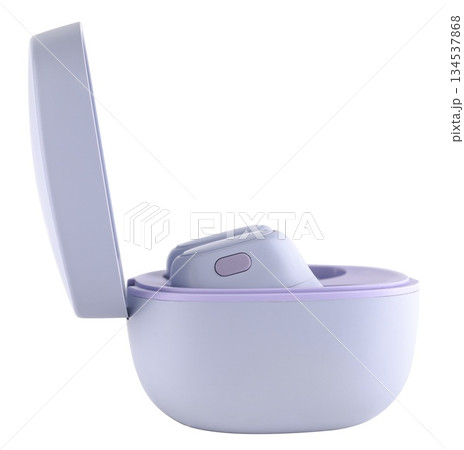 Wireless acoustic headphones, phone accessory, on white background Wireless acoustic headphones, phone accessory, on white background 134537868