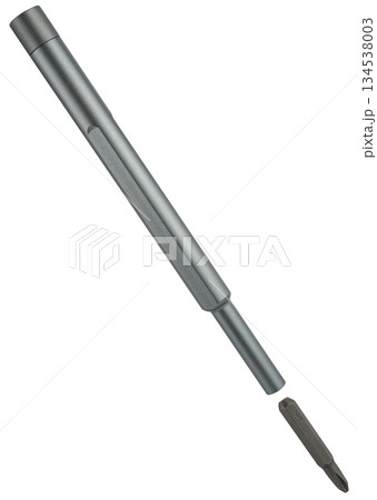 Screwdriver, bit holder, tool, isolated on white background 134538003
