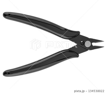Wire cutting wire cutters, on white background 134538022