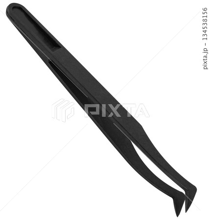 Tweezers, a tool for manipulating small objects, on white background Tweezers, a tool for manipulating small objects, on white background 134538156