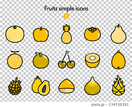 簡單圖示集 水果 1 134538381