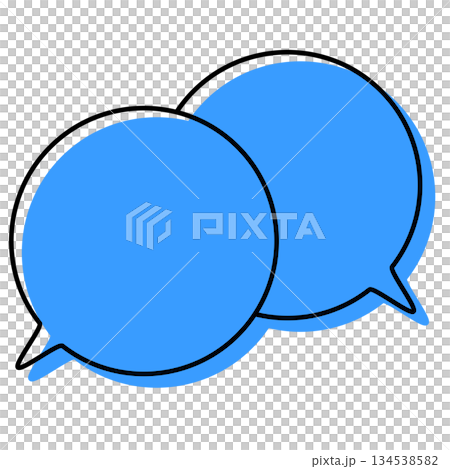 簡單、錯置的對話框、重疊的對話 134538582