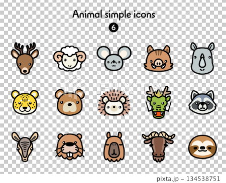 簡單圖示集 動物 6 134538751
