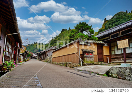 世界遺産 石見銀山　大森エリアの町並み 134538790