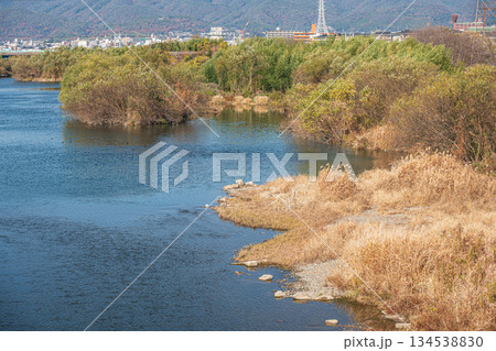 桂川冬景色　京都市 134538830