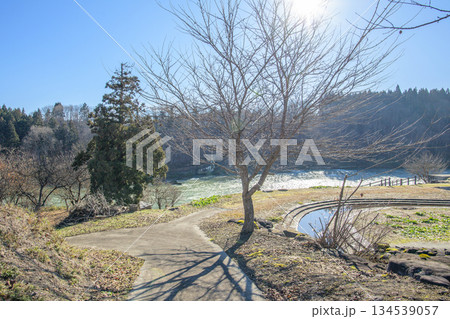 最上川三難所 隼の瀬眺望公園 山形県 最上川三難所 隼の瀬眺望公園 山形県 134539057