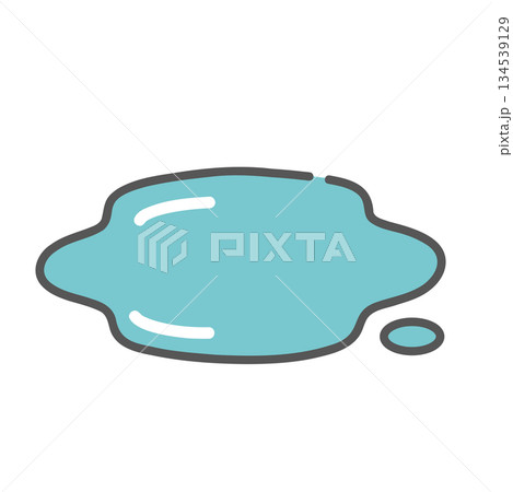 ブリストルスケール Type 7(水様便・固形物のない液体状)のイラスト ブリストルスケール Type 7(水様便・固形物のない液体状)のイラスト 134539129