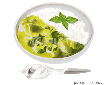 グリーンカレー(スプーン付き) グリーンカレー(スプーン付き) 134539270