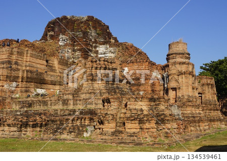 タイ アユタヤ  アユタヤ歴史公園 ワット・マハタートの遺跡群 134539461