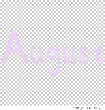 綺麗な水彩模様のAugustのアイコンのイメージのイラスト 綺麗な水彩模様のAugustのアイコンのイメージのイラスト 134540125