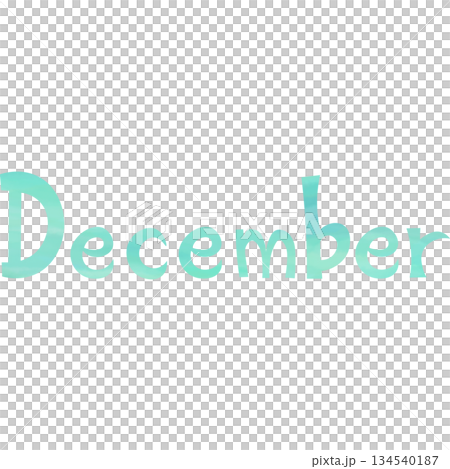 綺麗な水彩模様のDecemberのアイコンのイメージのイラスト 綺麗な水彩模様のDecemberのアイコンのイメージのイラスト 134540187