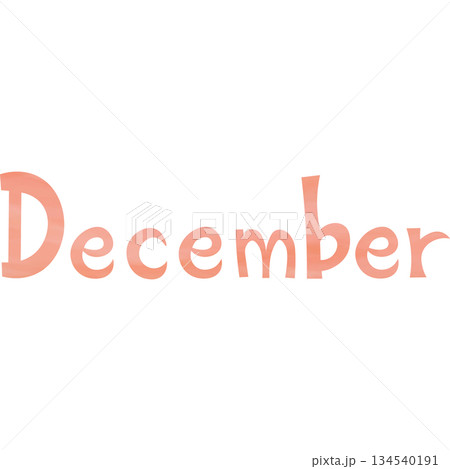 綺麗な水彩模様のDecemberのアイコンのイメージのイラスト 綺麗な水彩模様のDecemberのアイコンのイメージのイラスト 134540191