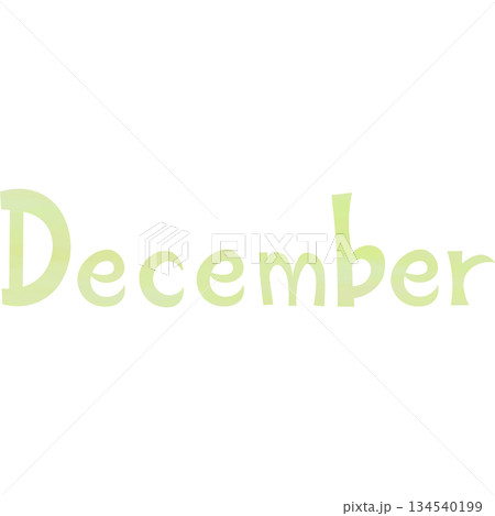 綺麗な水彩模様のDecemberのアイコンのイメージのイラスト 綺麗な水彩模様のDecemberのアイコンのイメージのイラスト 134540199