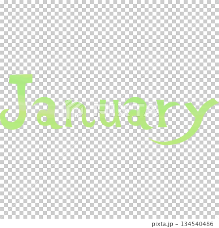Beautiful watercolor illustration of January icon image Beautiful watercolor illustration of January icon image 134540486