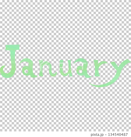 Beautiful watercolor illustration of January icon image Beautiful watercolor illustration of January icon image 134540487