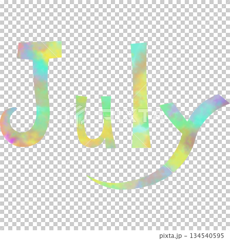 Beautiful watercolor pattern July icon image illustration Beautiful watercolor pattern July icon image illustration 134540595