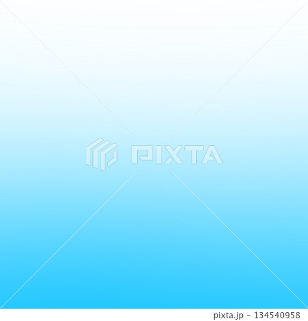 青色ブルー　シンプルなグラデーションフレーム　四角形 134540958