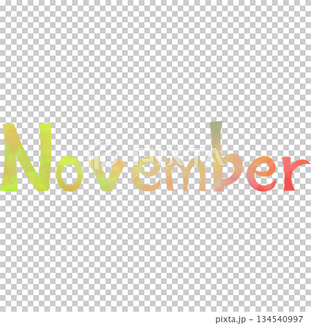 Beautiful watercolor November icon image illustration Beautiful watercolor November icon image illustration 134540997
