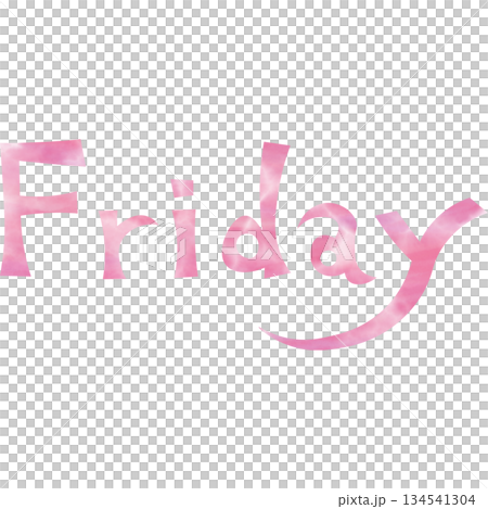 Beautiful watercolor Friday icon image illustration Beautiful watercolor Friday icon image illustration 134541304