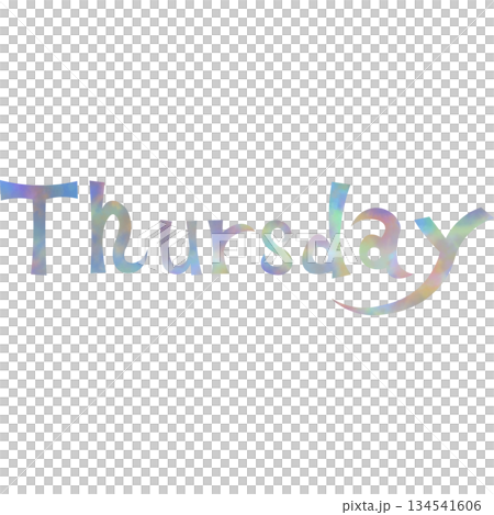 Beautiful watercolor Thursday icon image illustration Beautiful watercolor Thursday icon image illustration 134541606