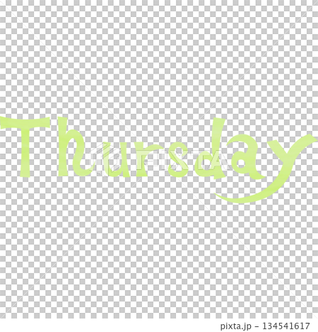 綺麗な水彩模様のThursdayのアイコンのイメージのイラスト 綺麗な水彩模様のThursdayのアイコンのイメージのイラスト 134541617