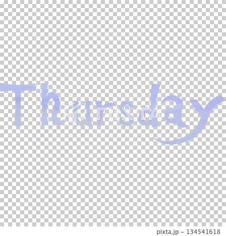 Beautiful watercolor Thursday icon image illustration Beautiful watercolor Thursday icon image illustration 134541618