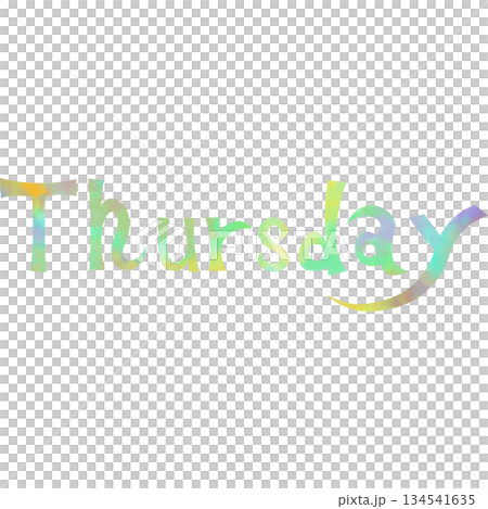Beautiful watercolor Thursday icon image illustration Beautiful watercolor Thursday icon image illustration 134541635