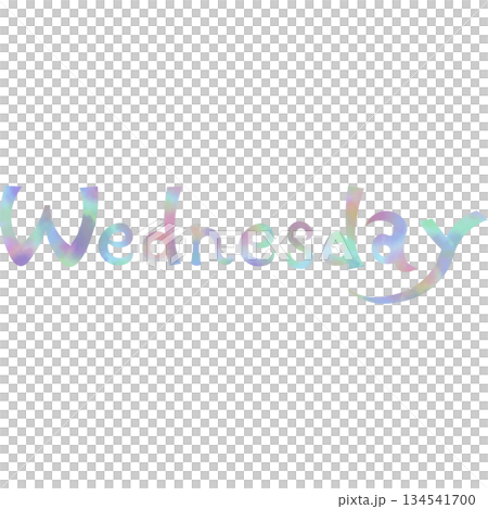 Beautiful watercolor Wednesday icon image illustration Beautiful watercolor Wednesday icon image illustration 134541700