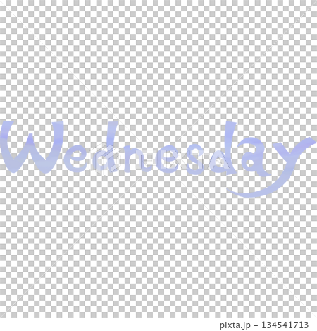 Beautiful watercolor Wednesday icon image illustration Beautiful watercolor Wednesday icon image illustration 134541713