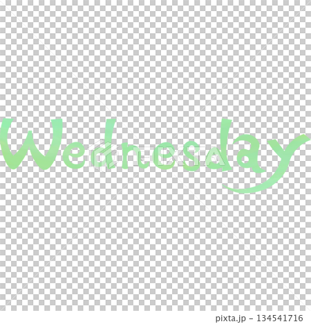 Beautiful watercolor Wednesday icon image illustration Beautiful watercolor Wednesday icon image illustration 134541716