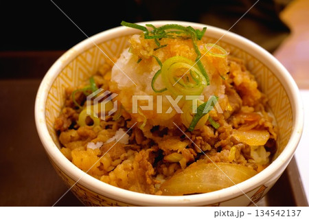 ポン酢大根おろし牛丼 134542137