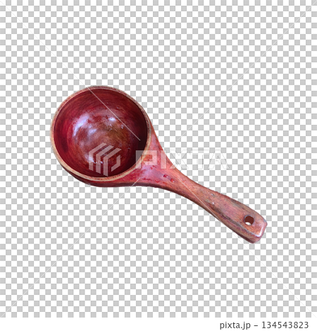 Handcrafted Wooden Ladle Perfect for Traditional Cooking and Eco Friendly Kitchen Use 134543823