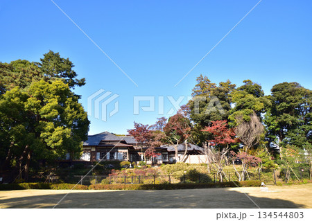 荻窪・秋の荻外荘公園から見る荻外荘 134544803