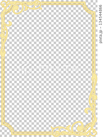Art Nouveau style frame. A4 size, portrait. Art Nouveau style frame. A4 size, portrait. 134544866