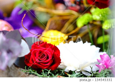 福岡県糸島市　花手水 134545331