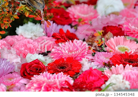 福岡県糸島市　花手水 134545348