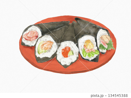 巻き寿司 134545388