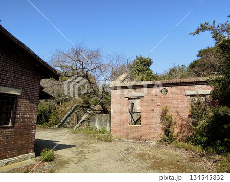 和歌山県友ヶ島の戦跡と旧日本軍要塞跡と砲台跡 134545832