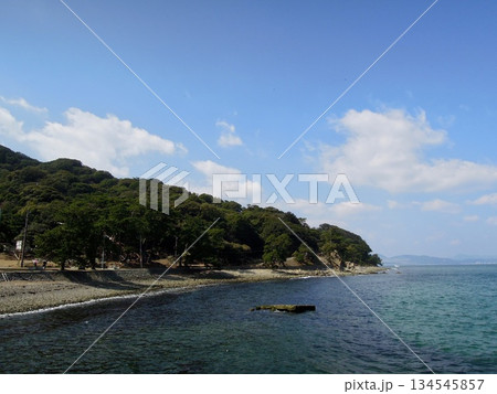 和歌山県友ヶ島の戦跡と旧日本軍要塞跡と砲台跡 134545857